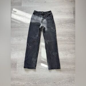 Hollister Dark Gray Straight Leg Jeans size 0
